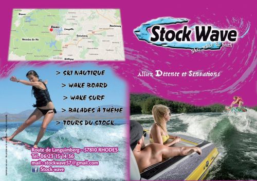 Activités nautiques sur l'étang du Stock - Pays des étangs Grand Est Stockwave